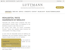 Tablet Screenshot of peruecken-luttmann.de